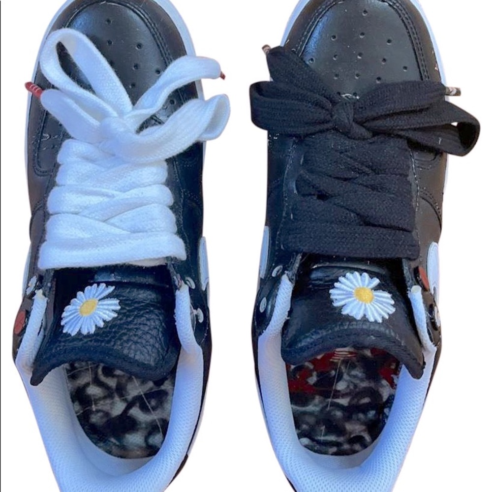 NikeBlack G-dragon Air Force 1 Sneakers